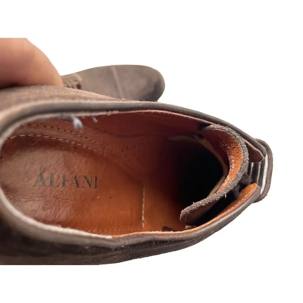 Alfani Men’s Suede Dress Shoe Size 7.5 Cody Cap Toe Shoe